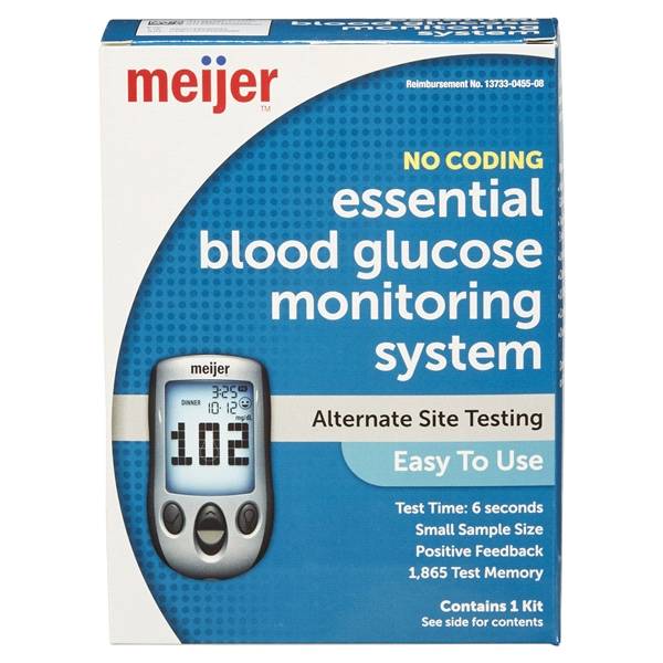 Meijer Essential Glucose Meter Kit