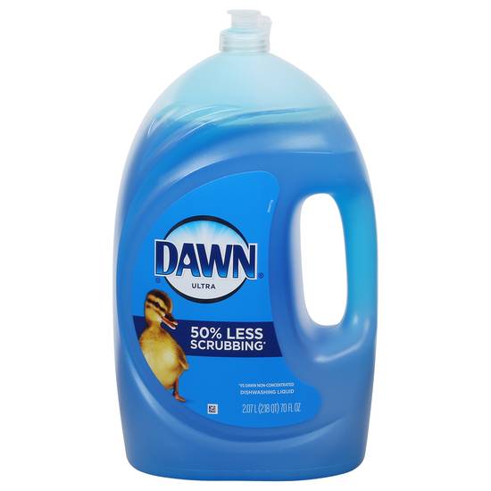 Dawn Ultra 50% Less Scrubbing Dishwashing Liquid