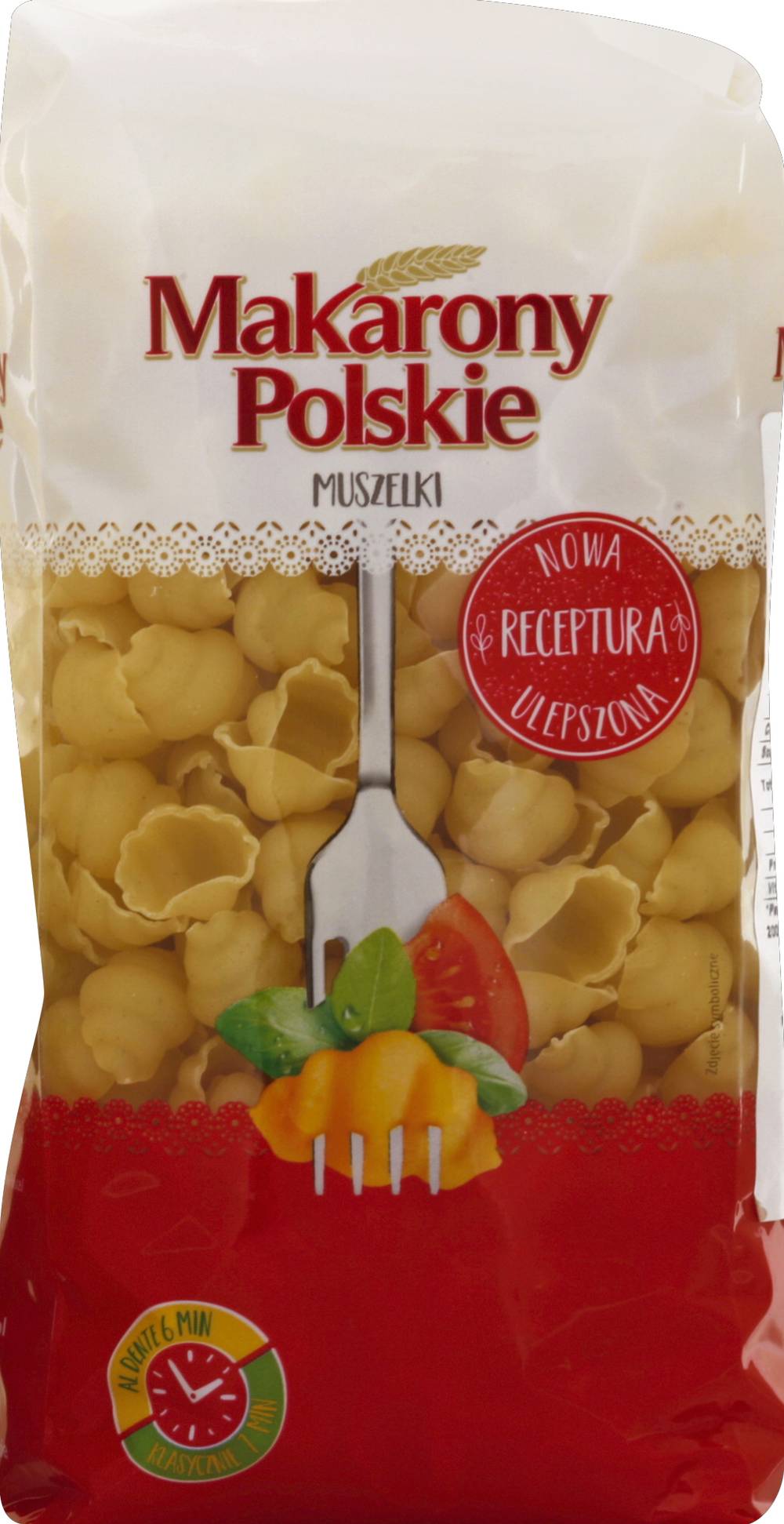 Makarony Polskie Muszelki Shells Pasta (14 oz)