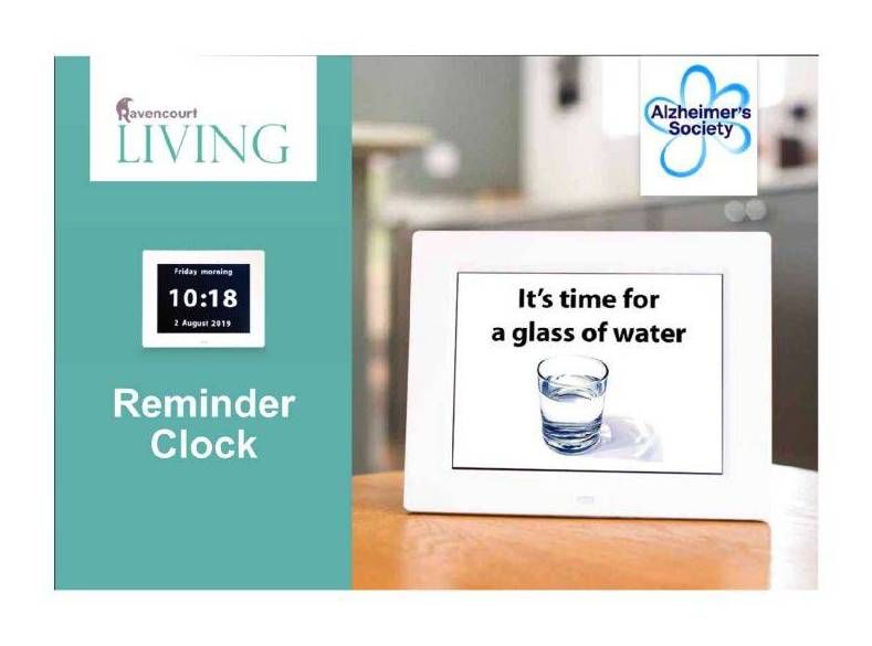 Ravencourt Living Rosebud Reminder Clock