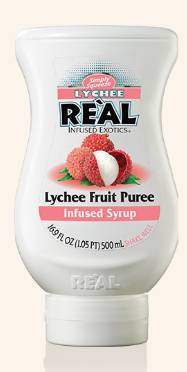 Real - Lychee Puree Syrup - 16.9oz