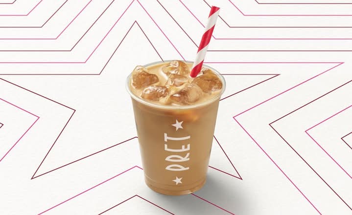 Iced Blueberry Latte