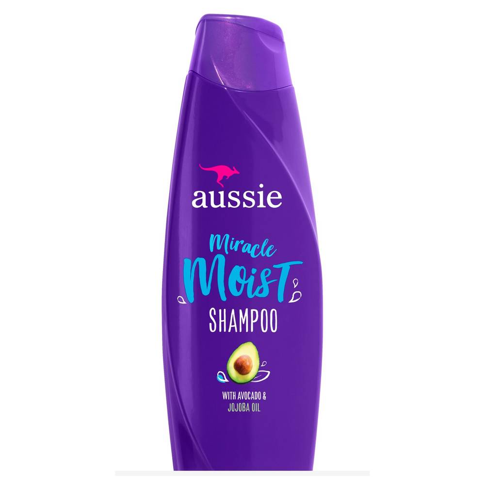 Aussie Mega Moist Shampoo, 12.1 OZ