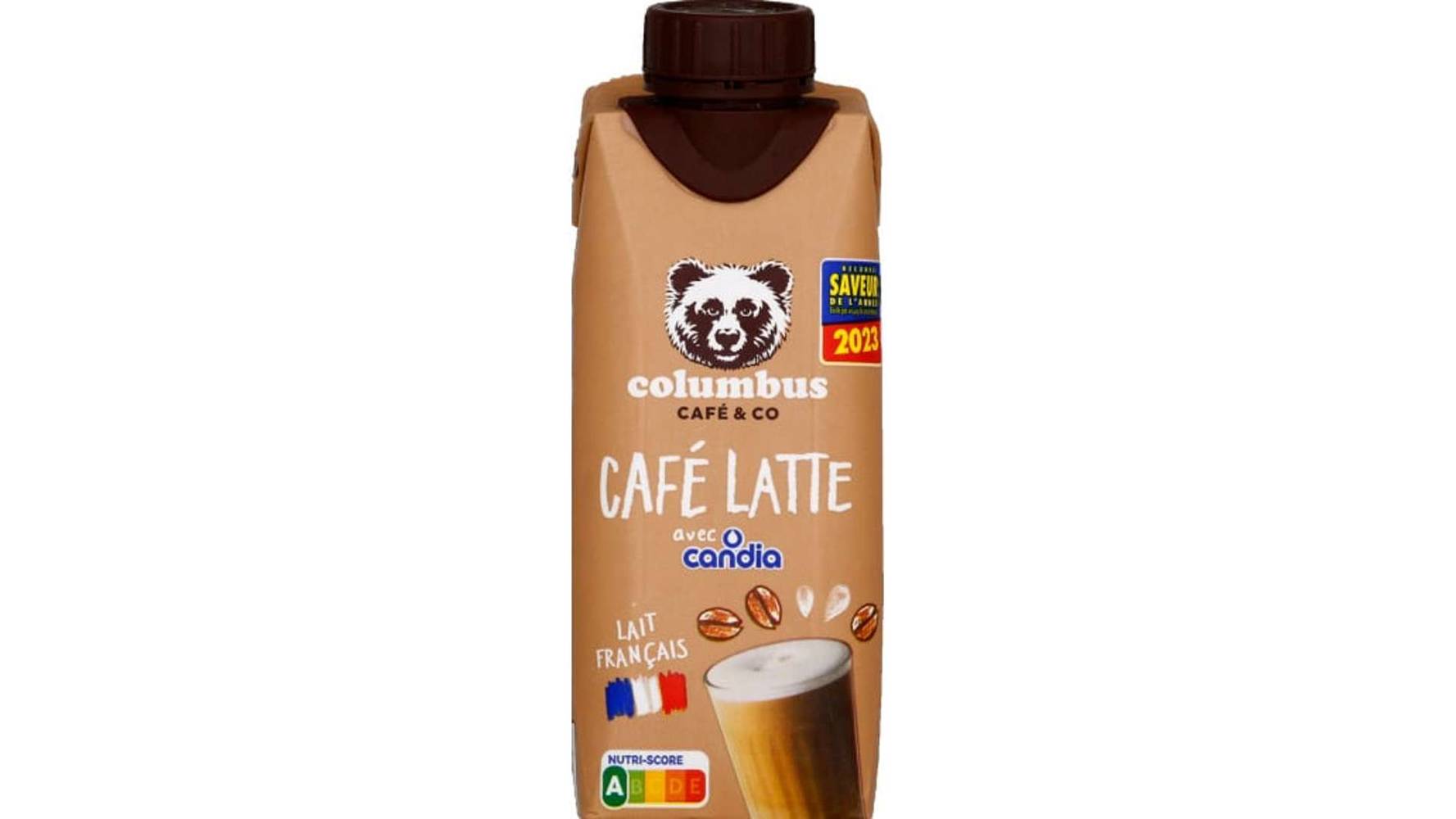 Candia - Boisson lactée café latte columbus (250 ml)