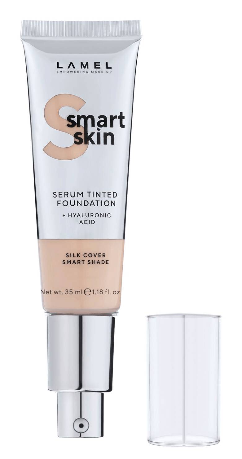 Lamel Smart Skin Serum Tinted Foundation, Porcelain (1.18 fl oz)