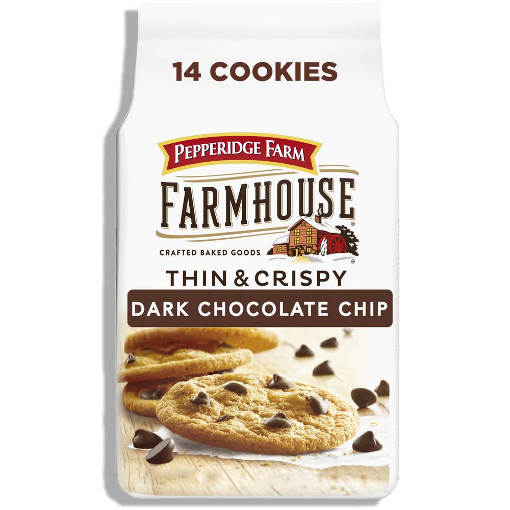 Pepperidge Farm Thin & Crispy Dark Chocolate Chip Cookies(14 Ct)