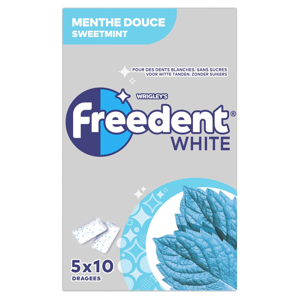 Freedent - Chewing gum sans sucres menthe douce (70g)