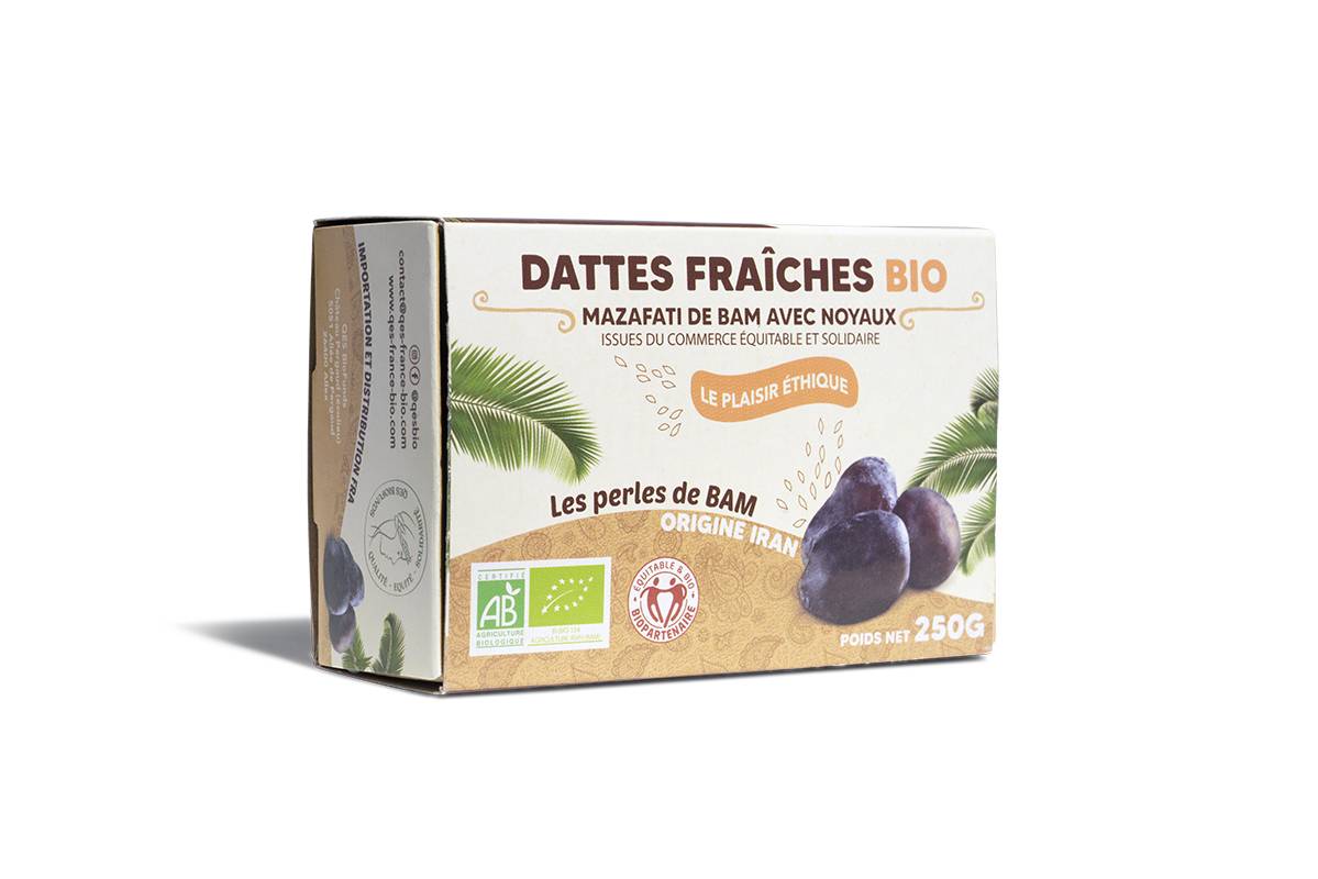 Dattes fraiches mazafati 250g - IBO - BIO