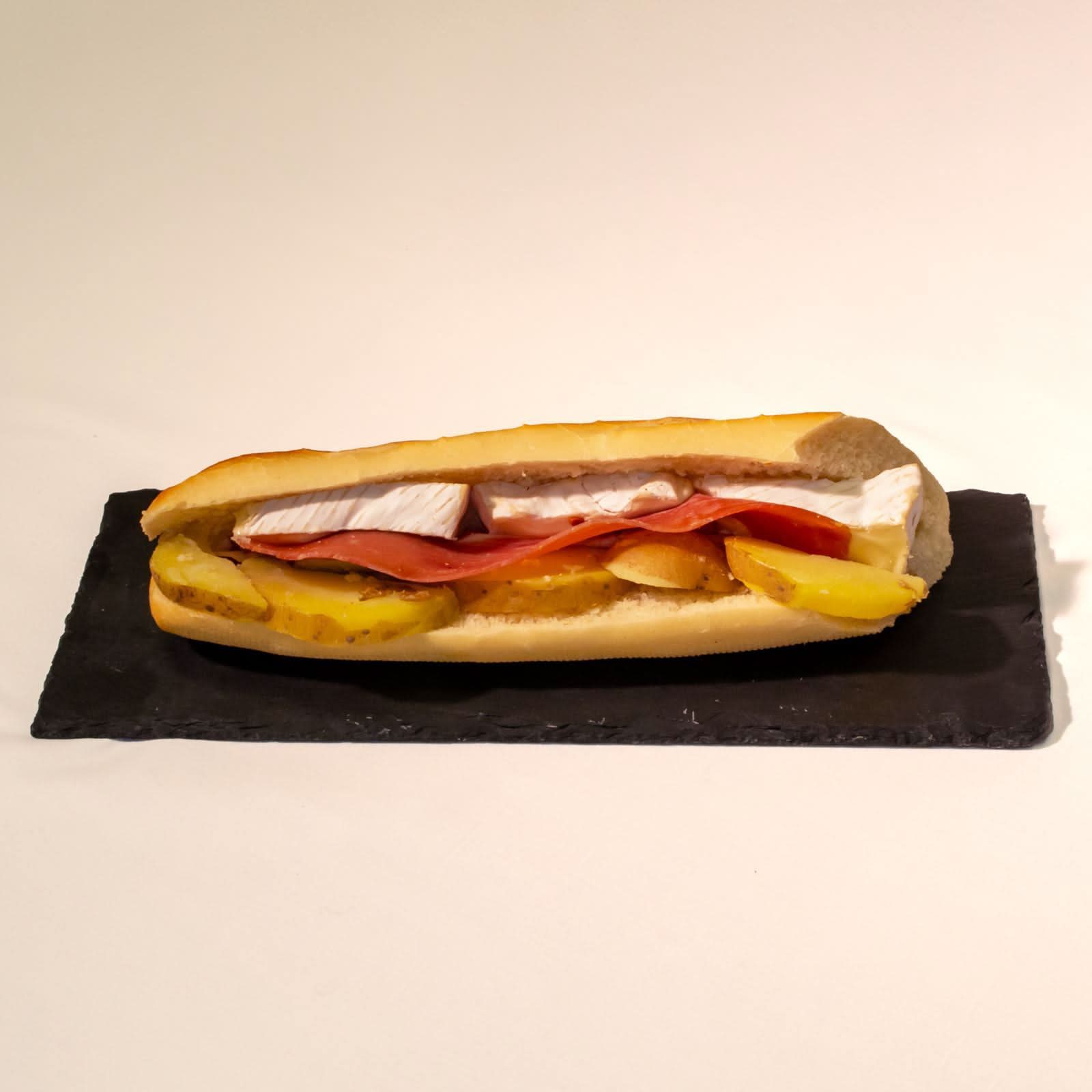Sandwich Camembert Pommes de Terre