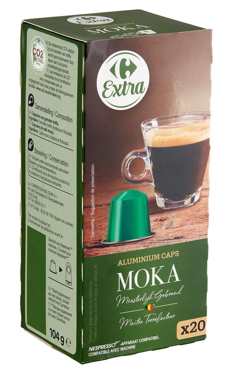 Carrefour Extra Moka 20 Pièces 104 g