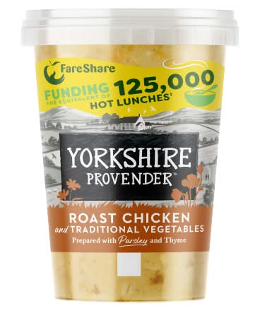 Yorkshire Provender Hearty Roast Chicken and Traditional Vegetables Soup (560g)