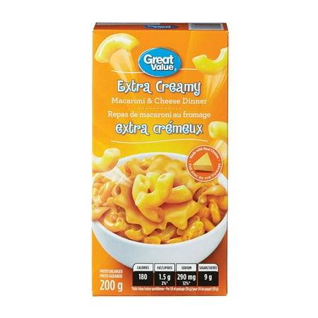 Great Value Extra Creamy Macaroni and Cheese Dinner (200 g)