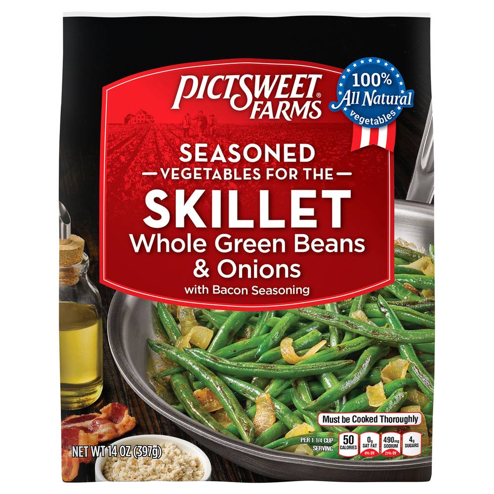 Pictsweet Farms Seasoned Vegetables Whole Green Beans & Onions (14 oz)