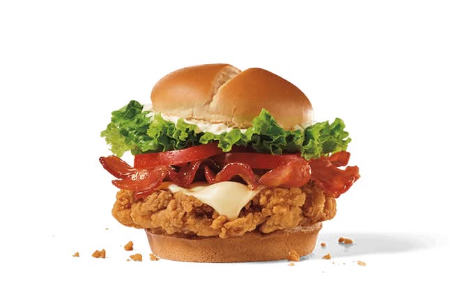 Maple Candied Bacon Chicken Sandwich