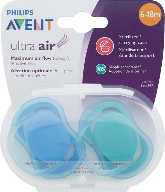 Philips Avent Pacifiers Age 6-18 Months (2 ct)