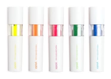 Yoobi Evolve Highlighters See Through Barrel Color Ink, Assorted (5 ct)