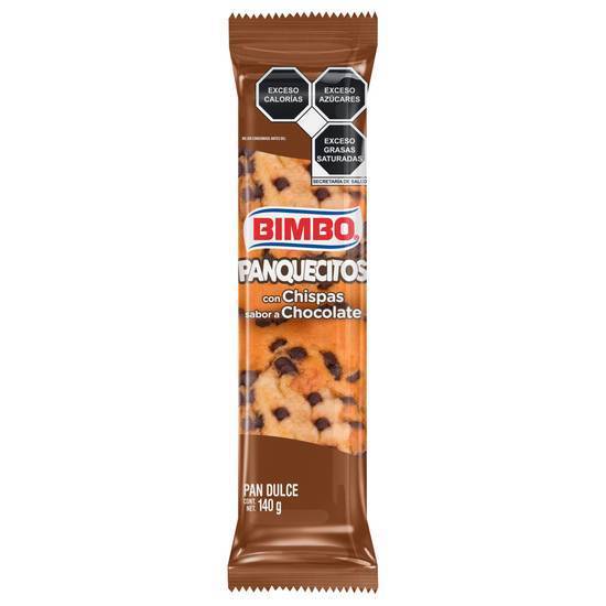 Bimbo panquecitos con chispas sabor chocolate (bolsa 140 g)