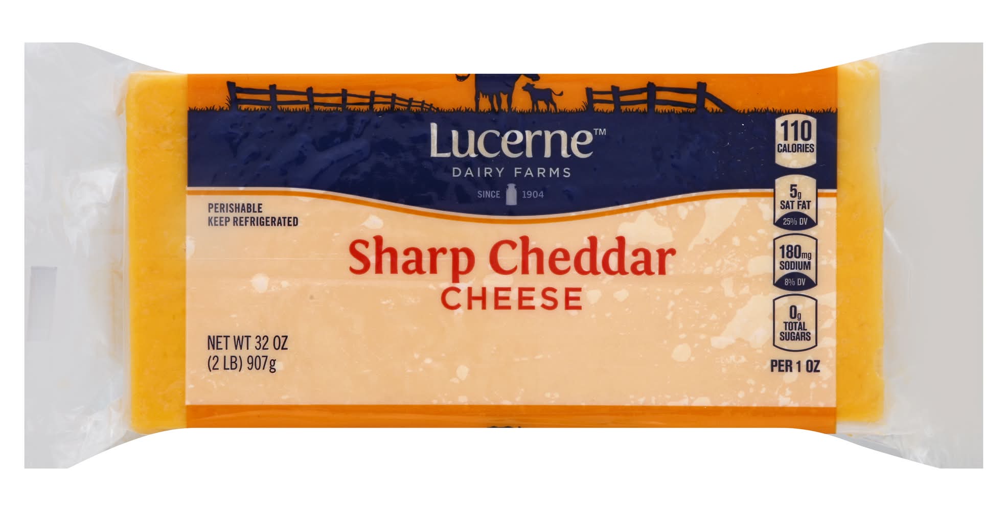 Lucerne Sharp Cheddar Cheese (32 oz)