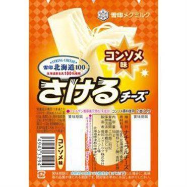 雪印メグミルク 北海道100 さけるチーズ コンソメ味 50g