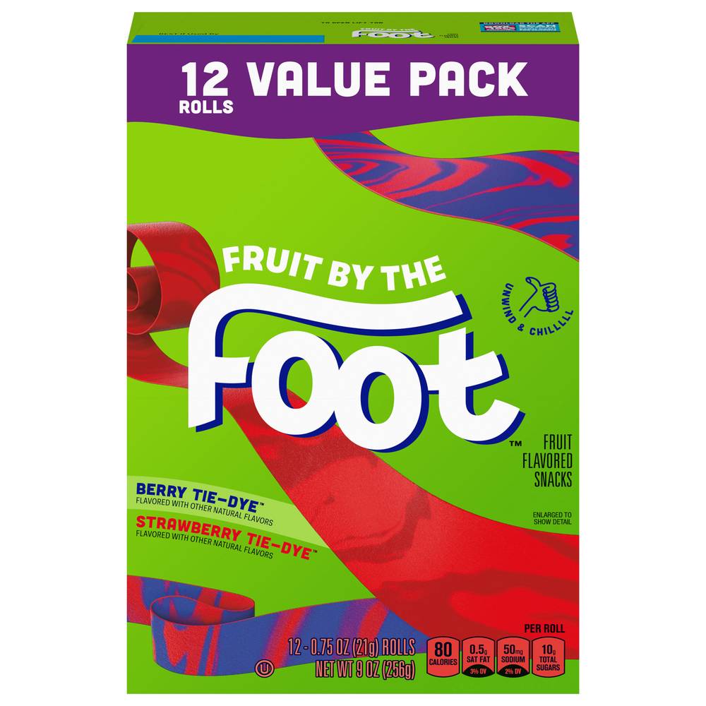 Fruit By the Foot Value pack Fruit Flavored Snacks (12 x 0.75 oz)