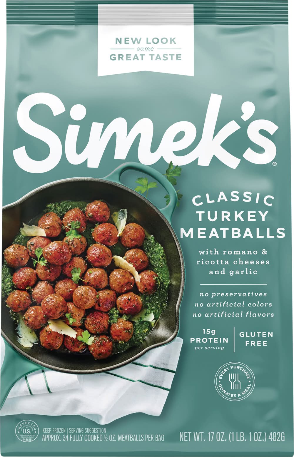 Simek's Classic Turkey Meatballs (17 oz)