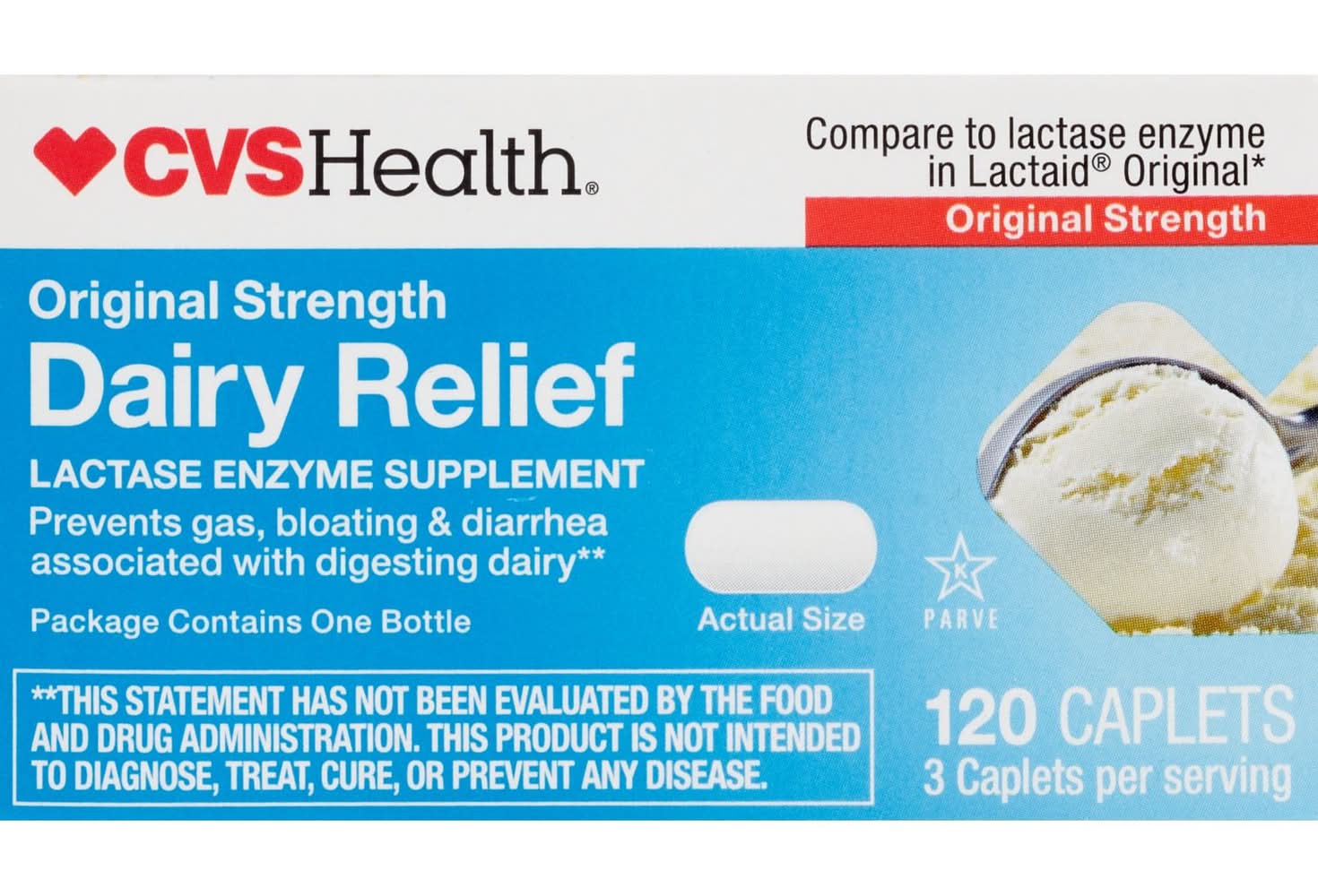 CVS Health Dairy Relief (120 ct)