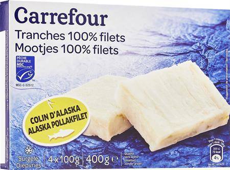 Carrefour Classic' - Filets de colin d'alaska