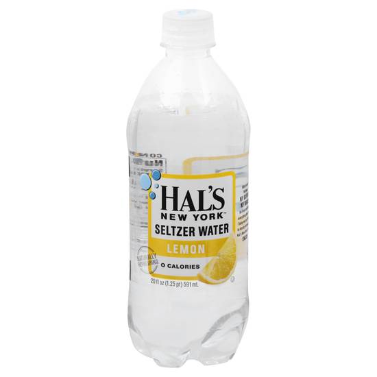 Hal's New York Lemon Seltzer Water (20.9 oz)
