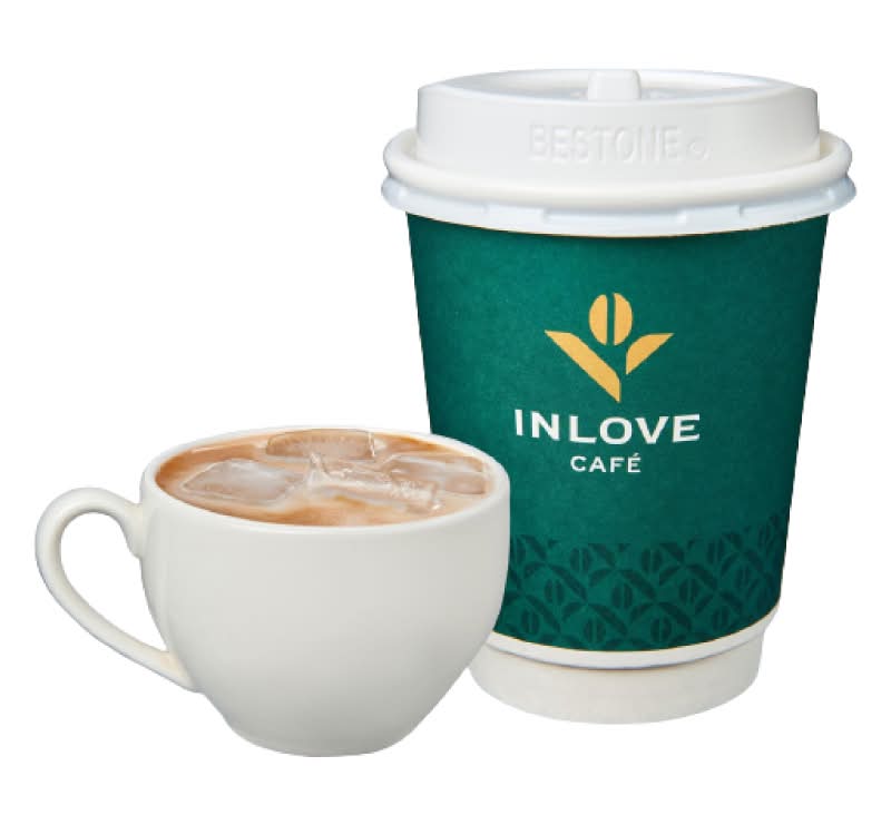 【InLove_Cafe】冰燕麥拿鐵12oz <1Cup杯 x 1 x 1Cup杯>