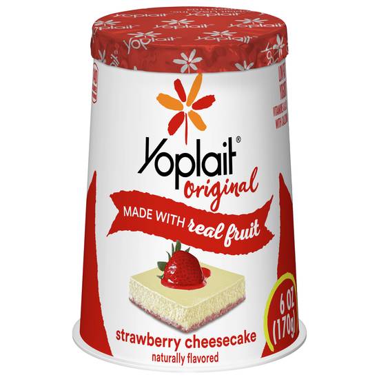 Yoplait Original Strawberry Cheesecake Yogurt (6 oz)