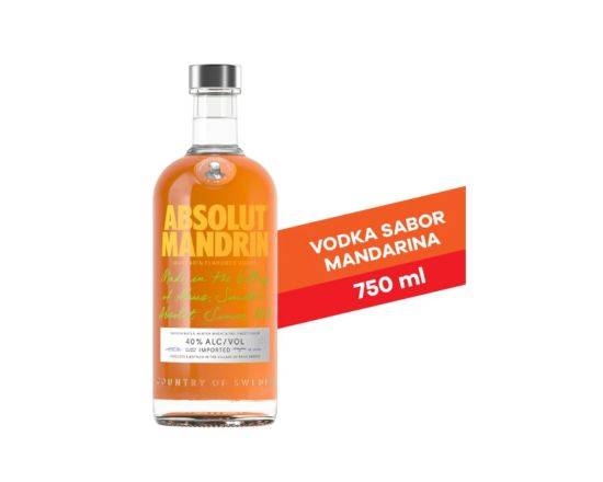 VODKA ABSOLUT MANDRIN 750 ML