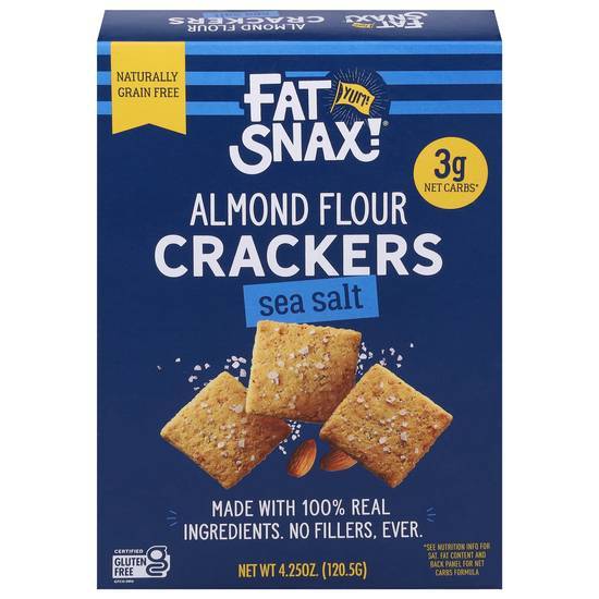 Fat Snax Almond Flour Crackers (sea salt)