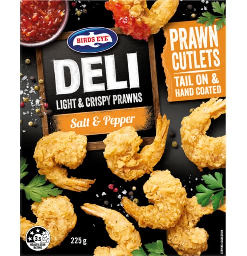 Birds Eye Deli Salt & Pepper Prawn Cutlets (225g)