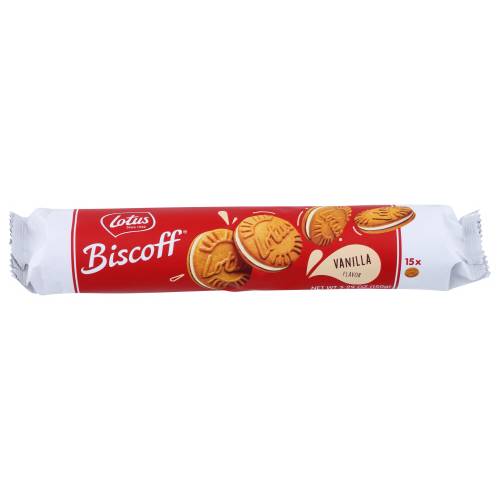 Biscoff Vanilla Cream Sandwich Cookies