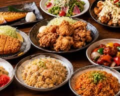 【自家製鶏もも唐揚げ】まんまる酒場