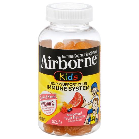 Airborne Kids Immune Support Supplement Gummies (63 ct)