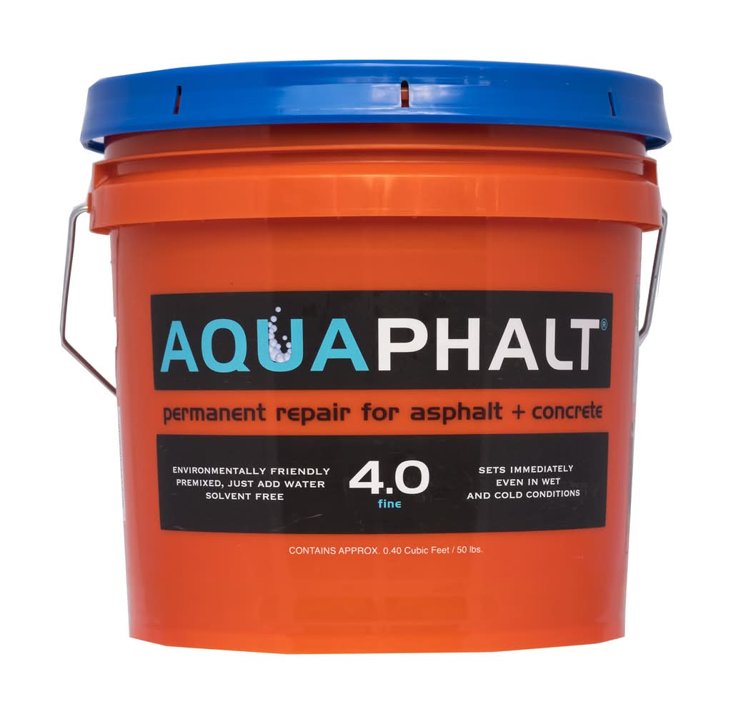 Aquaphalt 4.0 Black Water-Based Asphalt And Concrete Patch 3.5 Gal