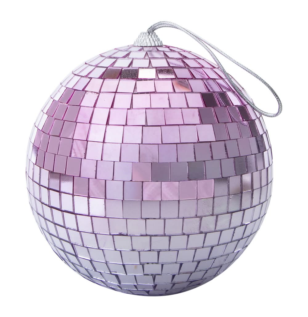 Color Disco Ball Pink/Purple