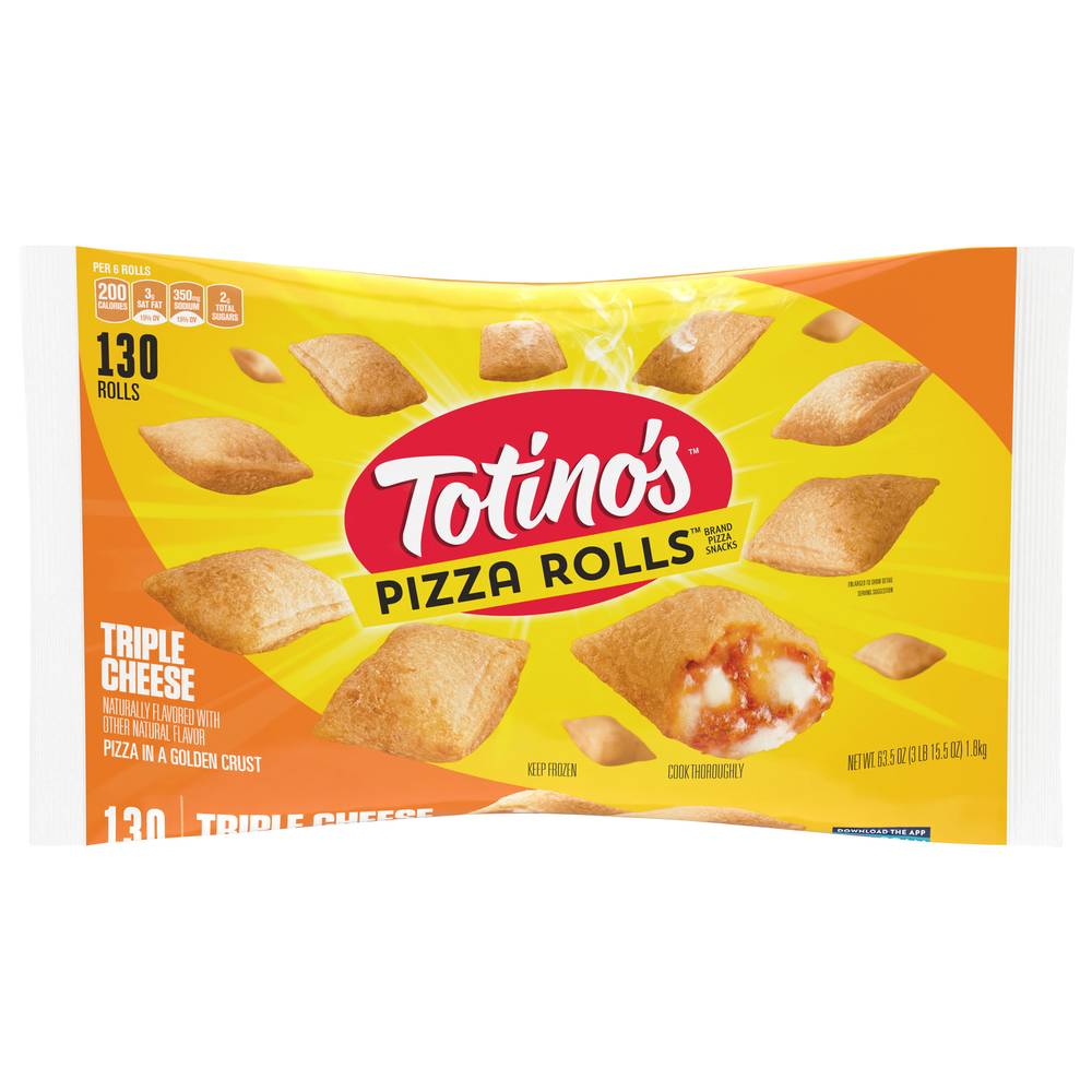 Totino's Frozen Pizza Rolls Triple Cheese (3.97 lbs)