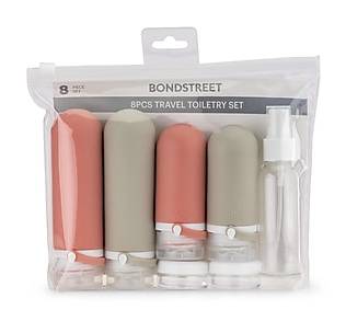 Bugatti Bondstreet Travel Toiletry Bottle, Clear (TAC5409BS-CLR)