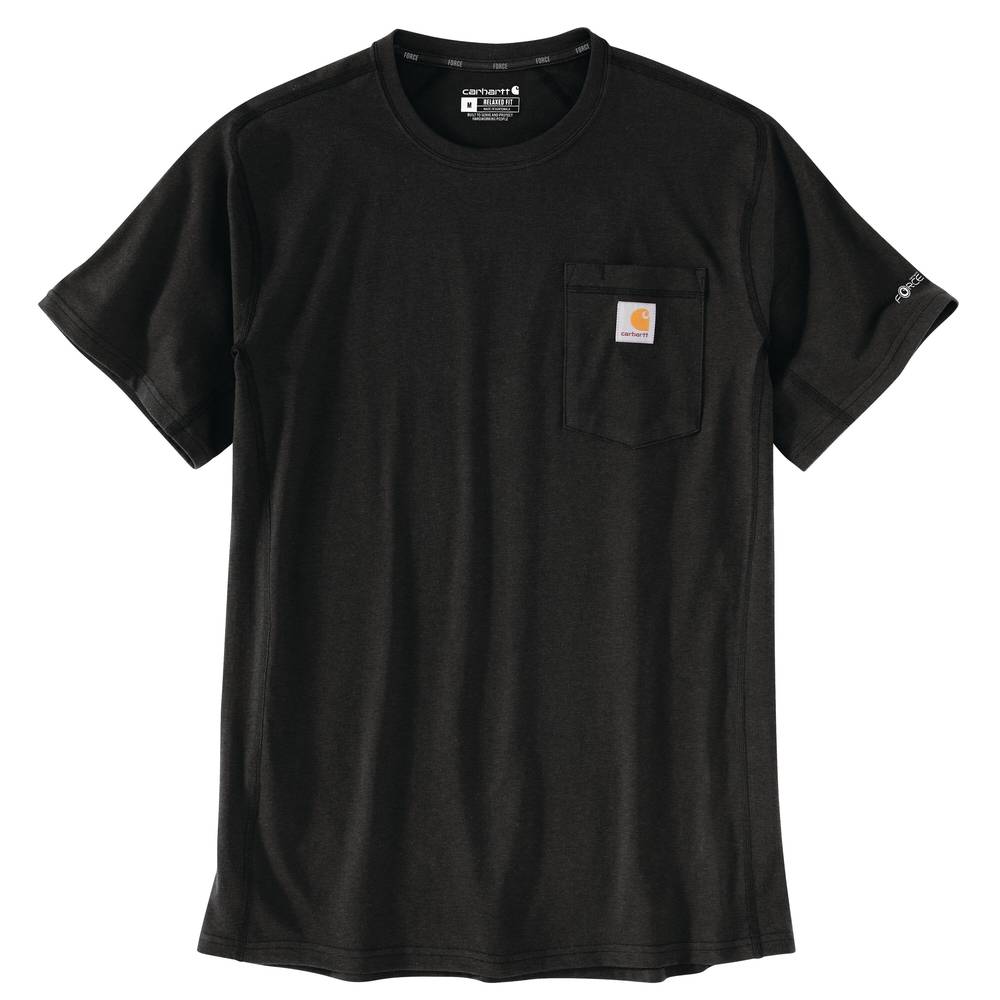 Carhartt Men's Black Jersey Short Sleeve T-shirt (Medium) | 106652-N04MREG