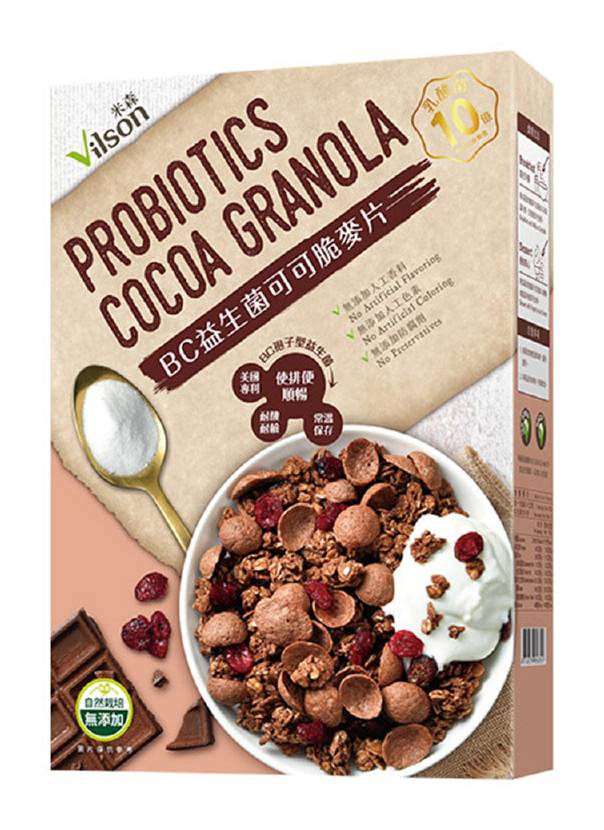 米森-BC益生菌可可脆麥片(300g/盒)