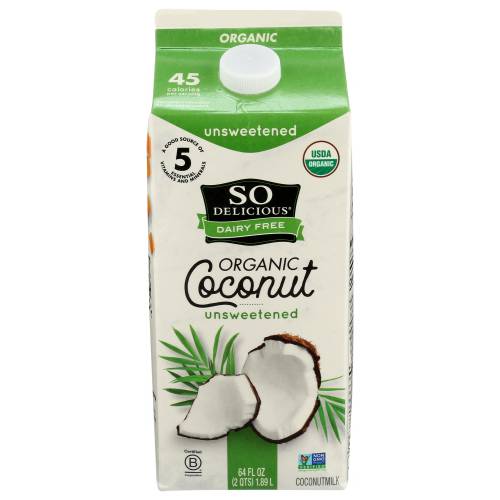 So Delicious Organic Unsweetened Coconut Milk