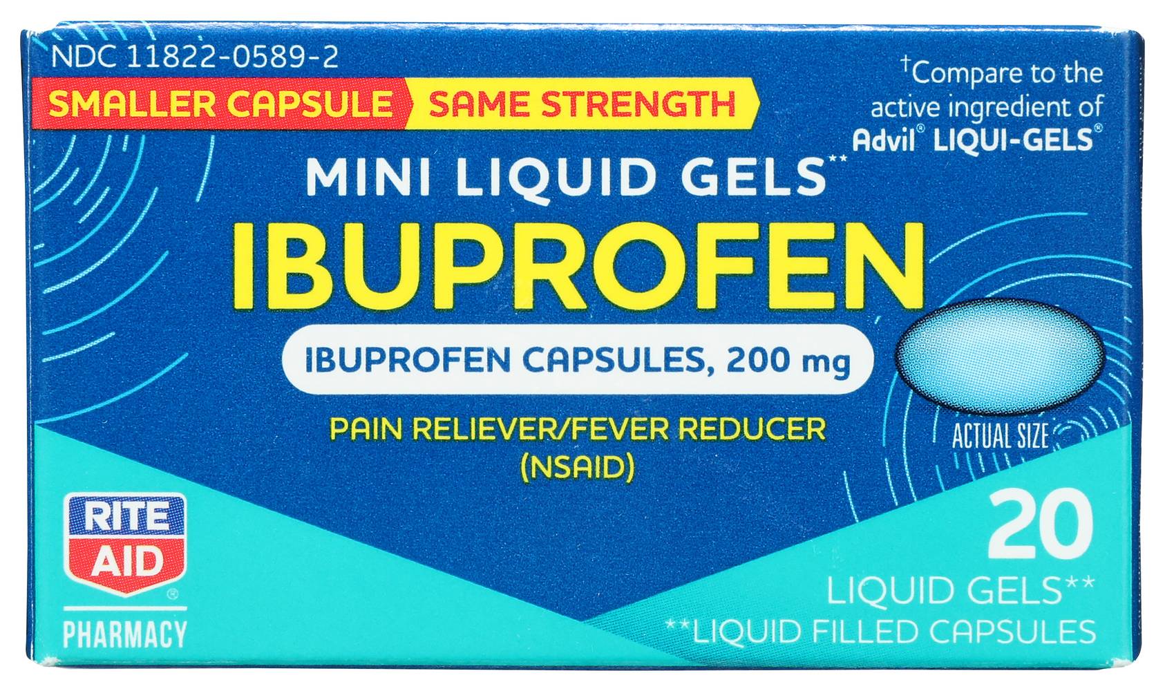 Rite Aid Ibuprofen Softgel Capsule
