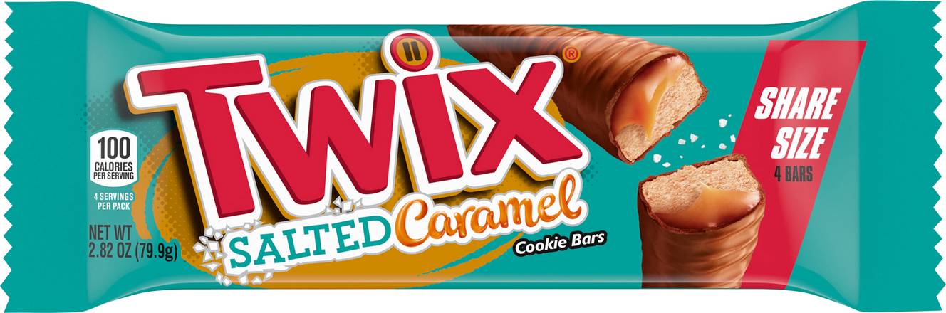 Twix Cookie Bars (salted caramel)