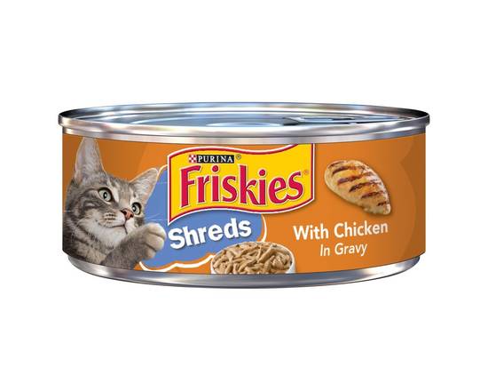 Purina · Friskies Shreds with Chicken in Gravy Wet Cat Food (5.5 oz)