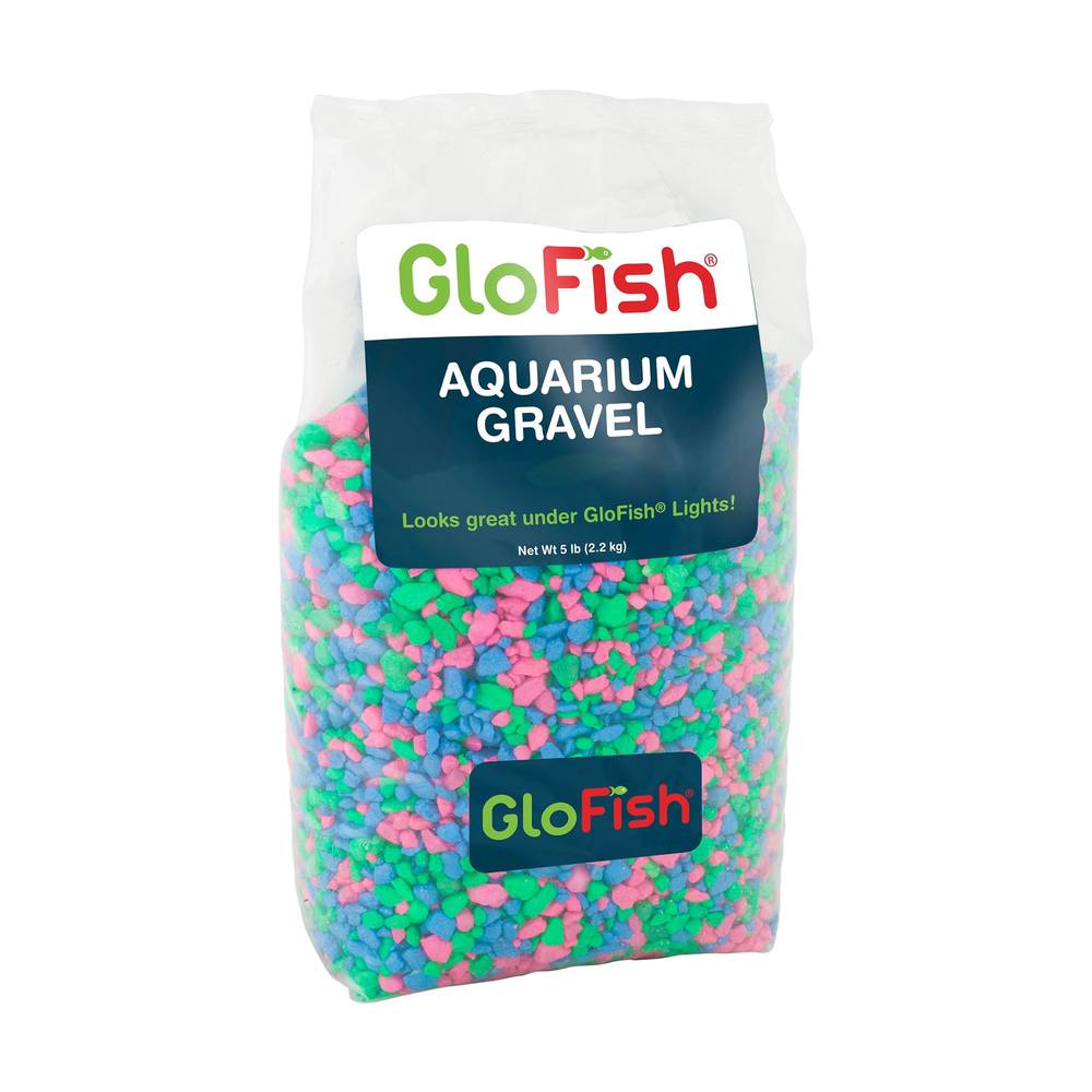 Glofish Aquarium Gravel (blue-green-pink)