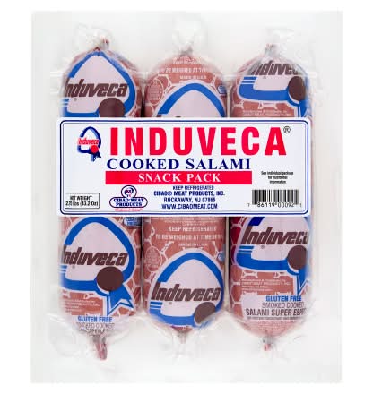 Induveca Cooked Salami Snack pack (2.7 lbs, 3 ct)