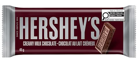 Hershey's Creamy Milk Chocolate Candy Bar (45 g)