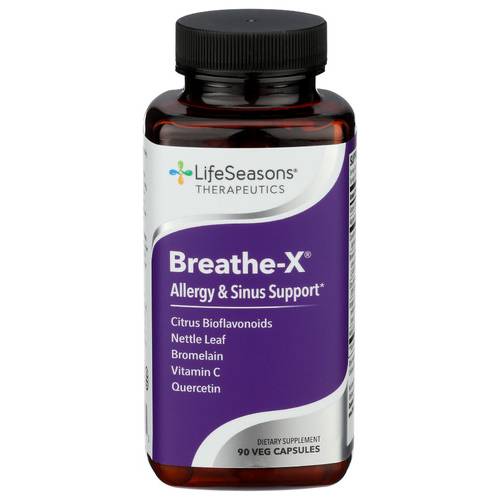 Lifeseasons Breathe-X Allergy & Sinus Support